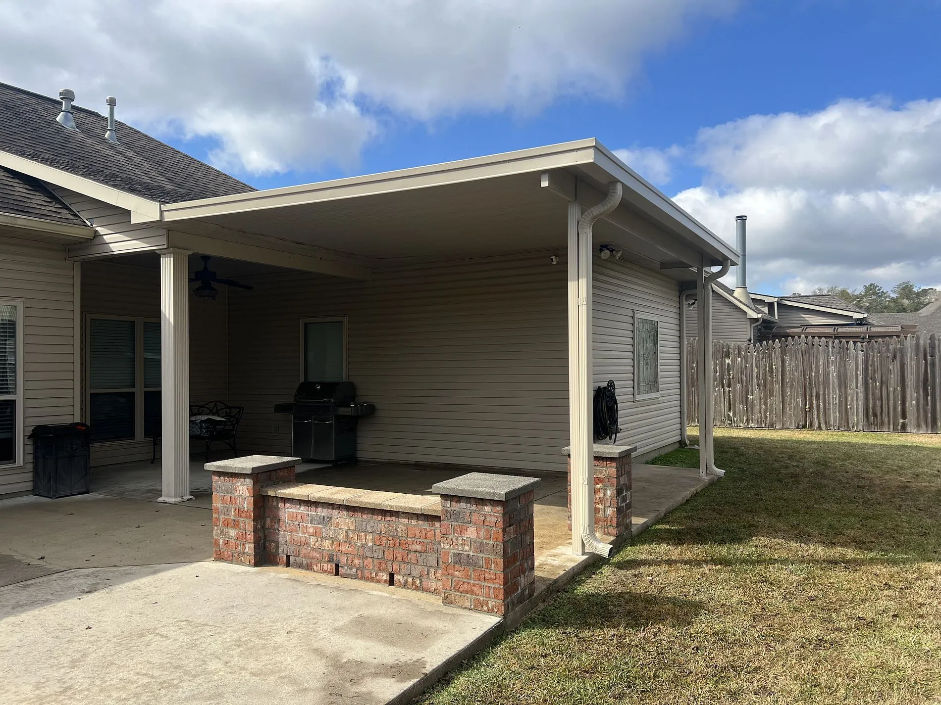Patio Covers in Denham Springs, LA and Surrounding Areas | Roofs Restored project completed by Roofs Restored in South Louisiana