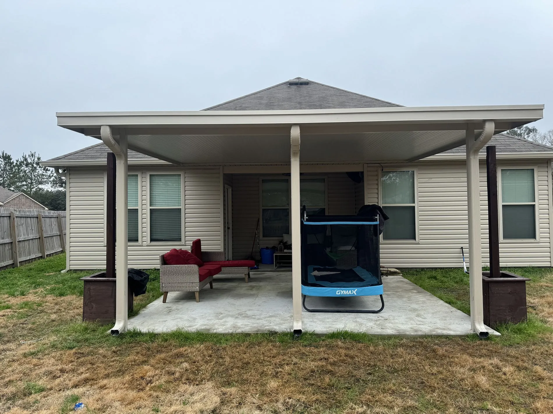 Patio Covers in Denham Springs, LA and Surrounding Areas | Roofs Restored project completed by Roofs Restored in South Louisiana