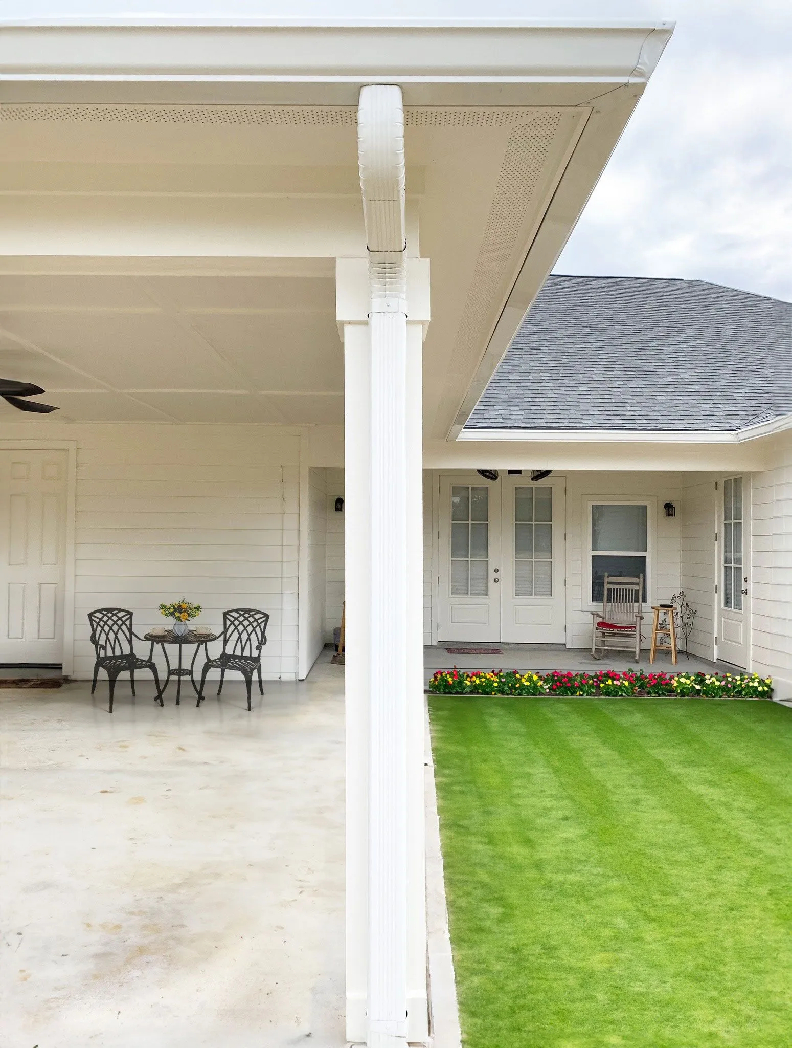 Seamless Gutters in Denham Springs, LA and Surrounding Areas | Roofs Restored project completed by Roofs Restored in South Louisiana
