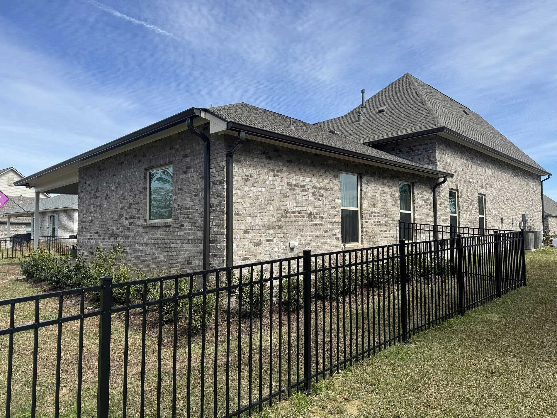 Seamless Gutters in Denham Springs, LA and Surrounding Areas | Roofs Restored project completed by Roofs Restored in South Louisiana